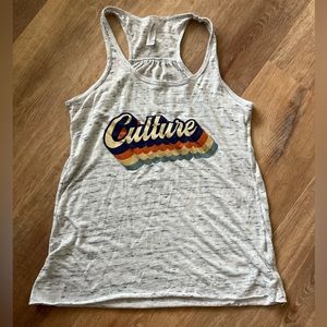 Bella canvas Tank- “Culture” on front.